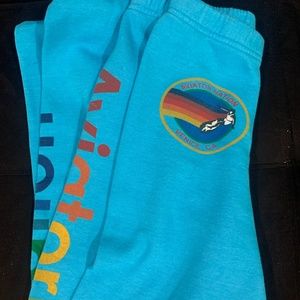 Blue Aviator Nation sweatpants in a size small